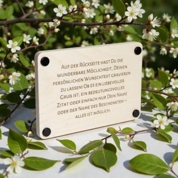 Geld Geschenkkarte zu Ostern: Stilvolle Geldgeschenke - Holzkarte - personalisiert – Die perfekte Geschenkidee für deine Liebsten!